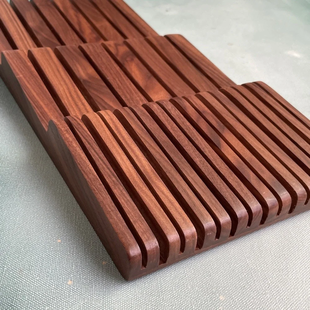 Williams Sonoma Wood In Drawer Knife Organizer